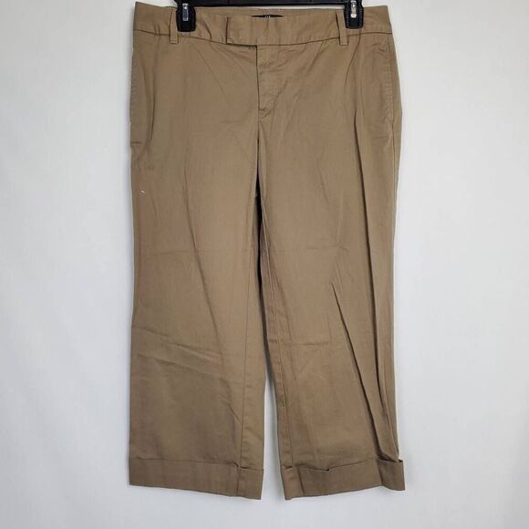 GAP Size 8 Straight Capri Khakis Pants - Picture 1 of 8
